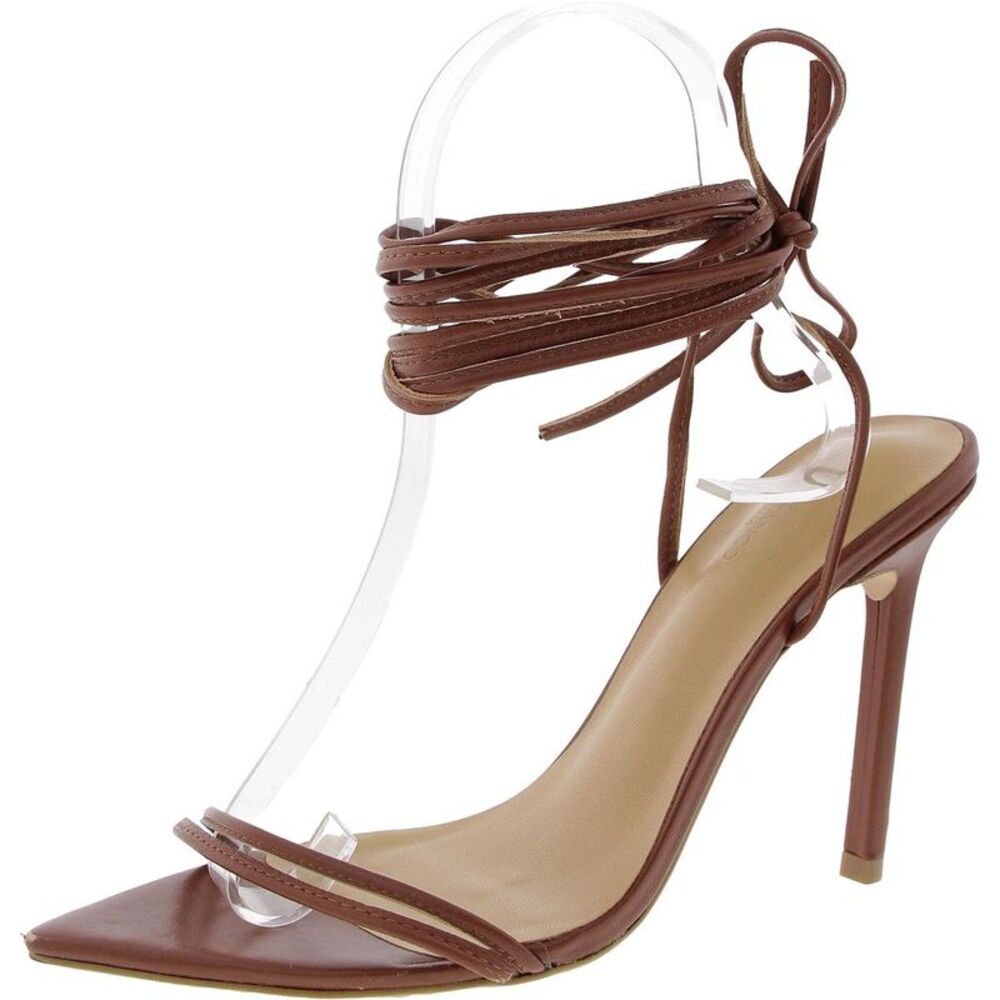 Tony Bianco Brown Strappy Sandals